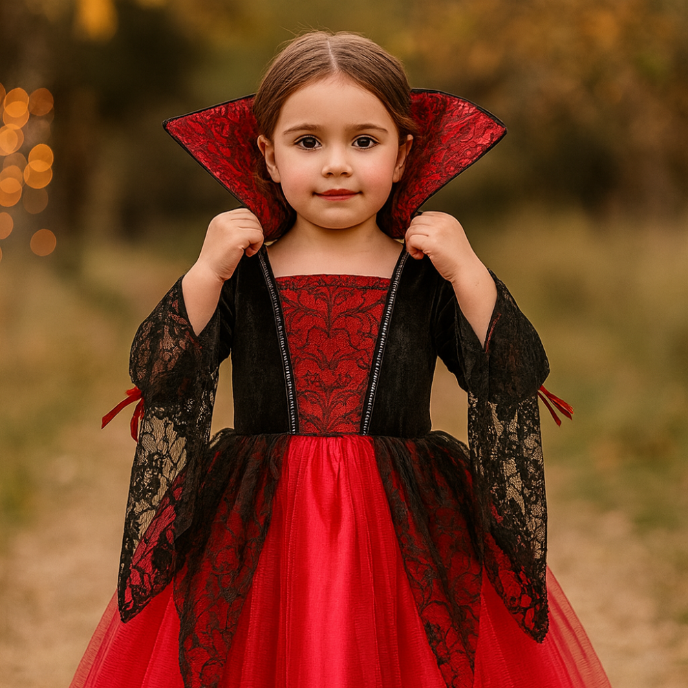 コスプレ 子供用ヴァンパイアドレス衣装