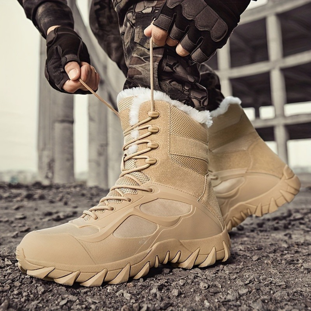 Men's Tactical Winter Combat Boots | Waterproof Insulated Hunting Gear