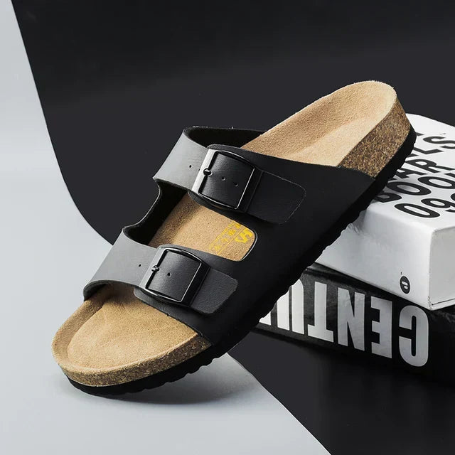 Herre gå-sandaler med slip-on | Bue støtte