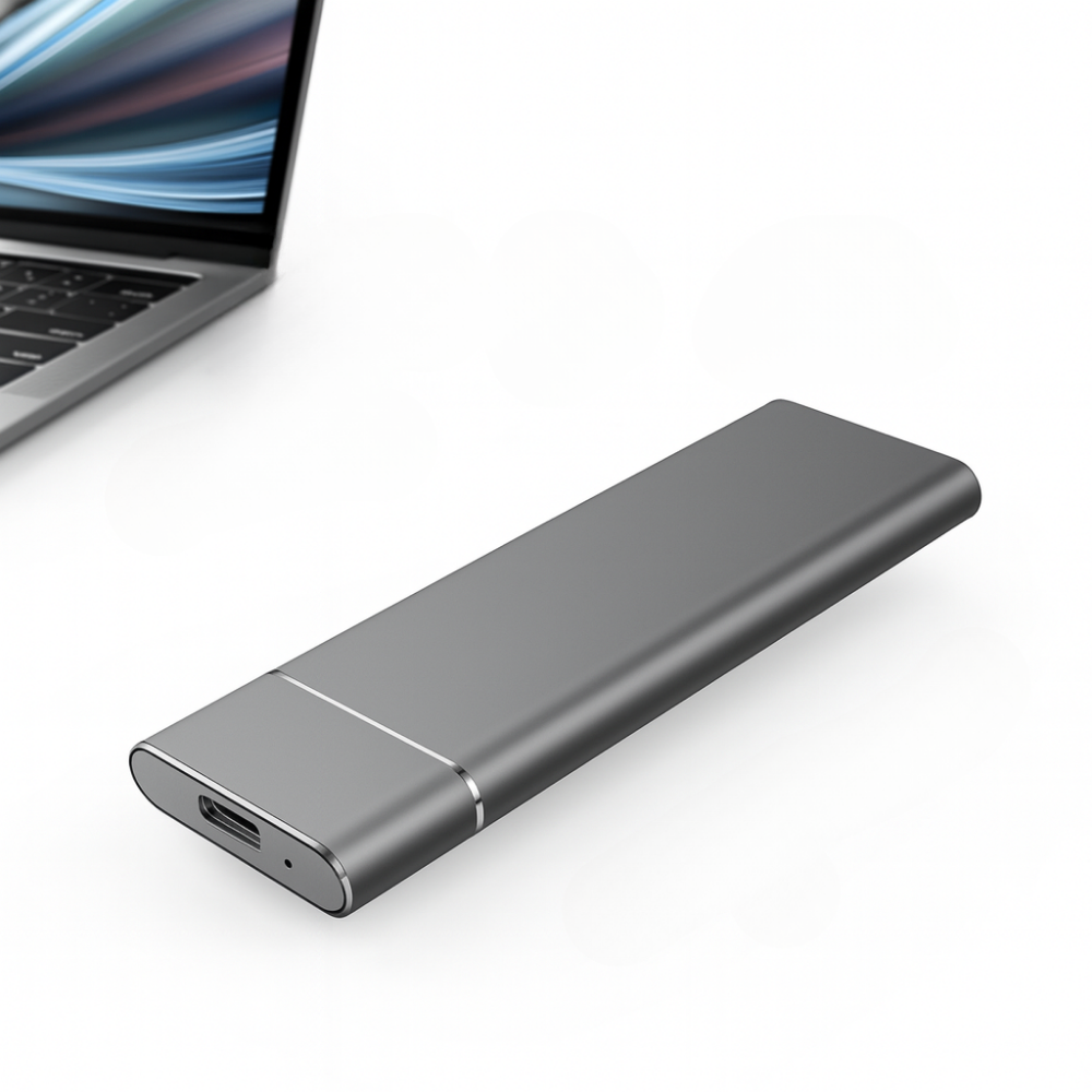 Externí SSD disk USB hliníkové úložiště