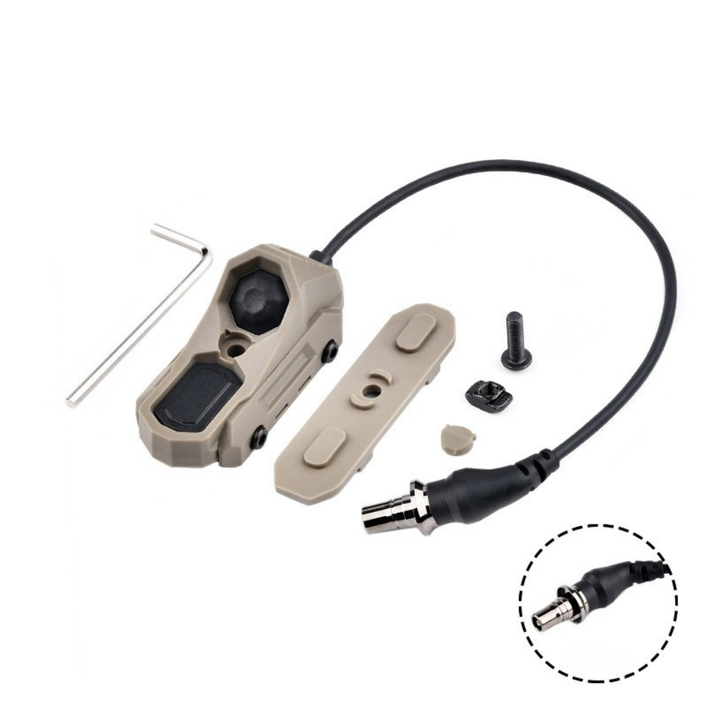 Hunting Gear Tactical Rail Mounted Flashlight