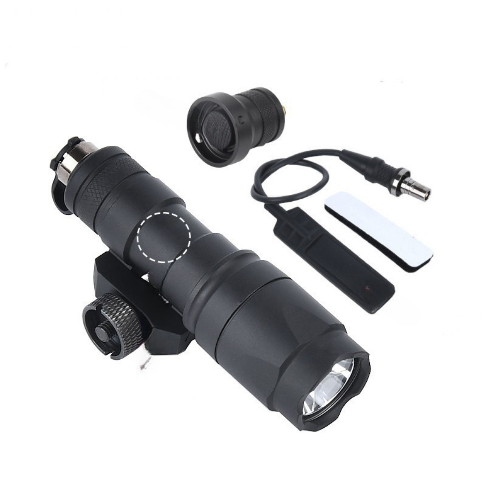 Hunting Gear Tactical Rail Mounted Flashlight