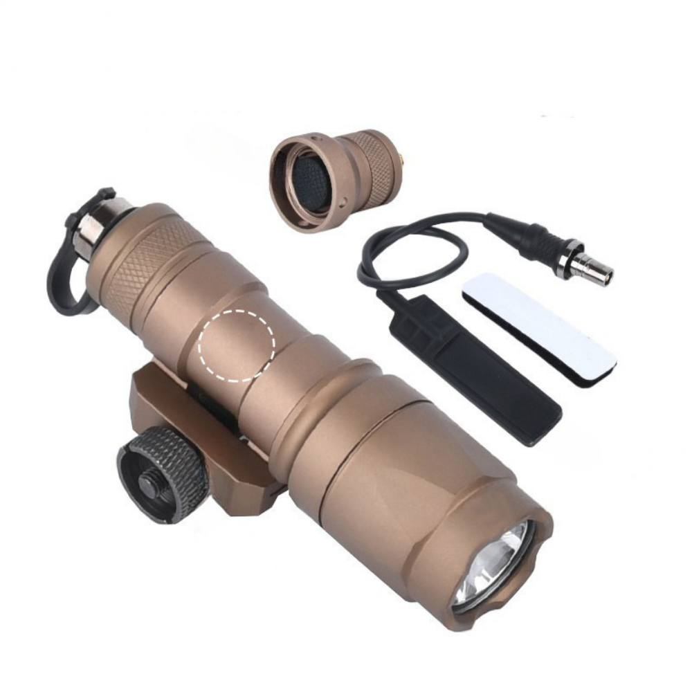 Hunting Gear Tactical Rail Mounted Flashlight