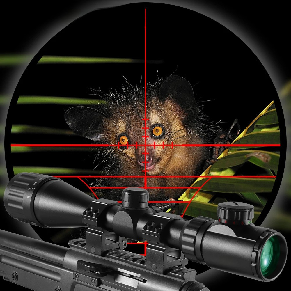 Hunting Gear Adjustable Long Range Rifle Scope