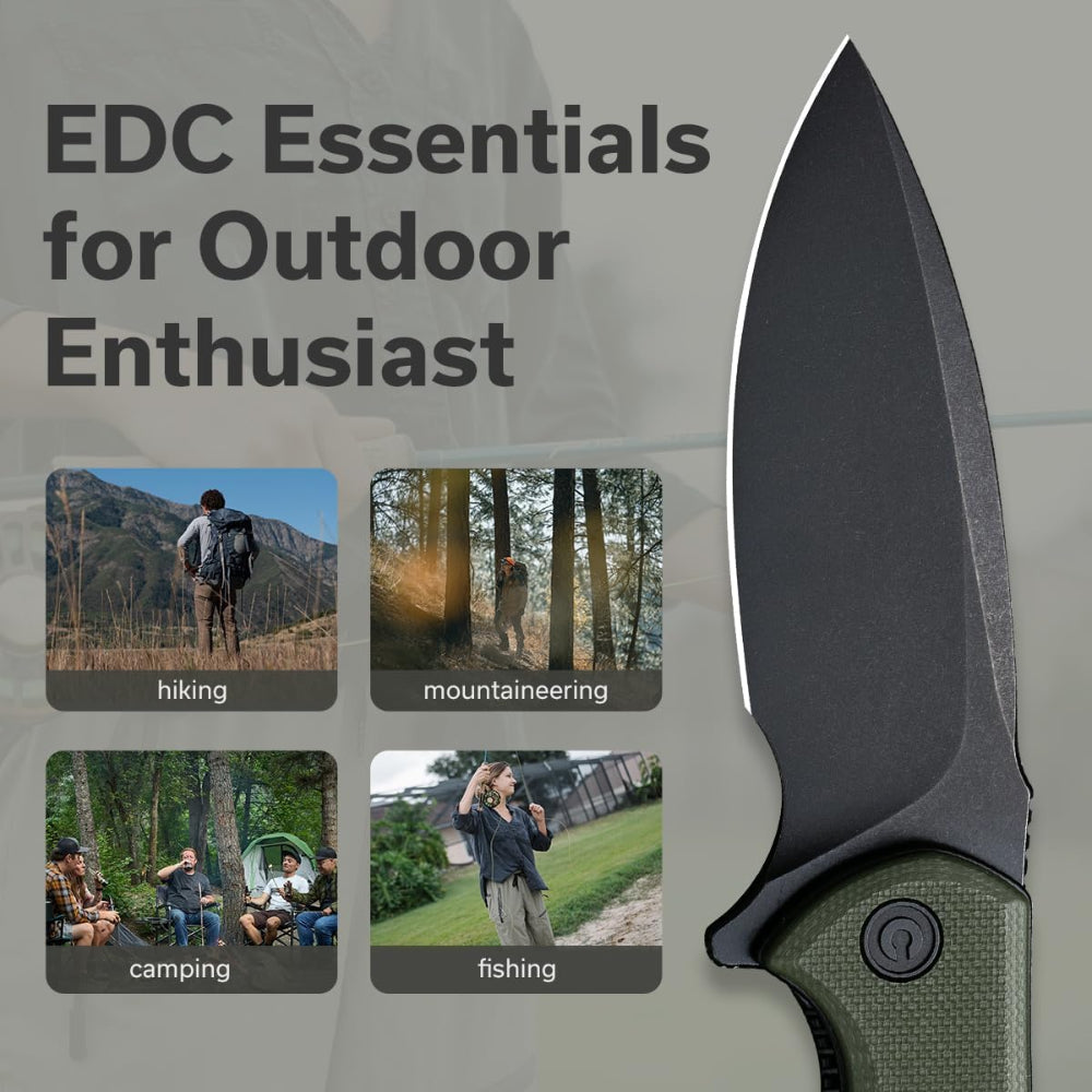 Hunting Gear Folding Pocket Knife D2 Steel