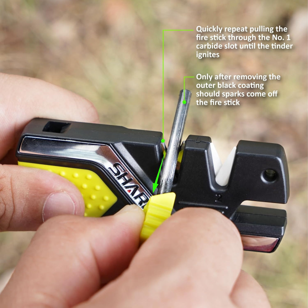Hunting Gear Pocket Knife Sharpener Tool