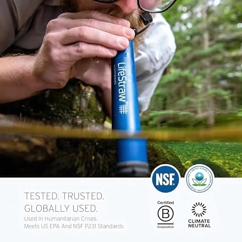 Hunting Gear Portable Water Filter Straw