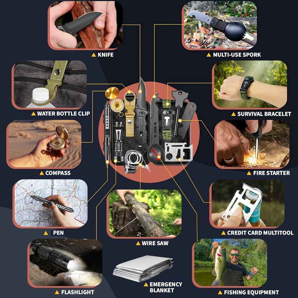 Hunting Gear Survival Kit Outdoor Camping Tools