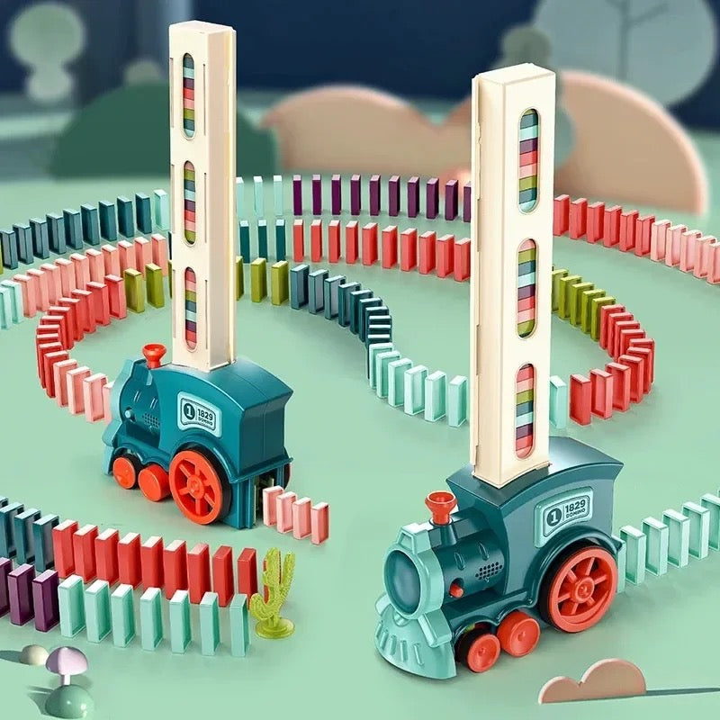 Kinder Domino Spielzeugzug für kreatives Spielen