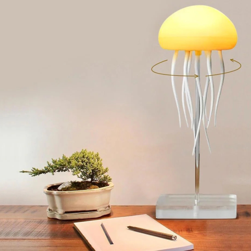 LED noční světlo USB dobíjecí medúza měnící barvy lampa