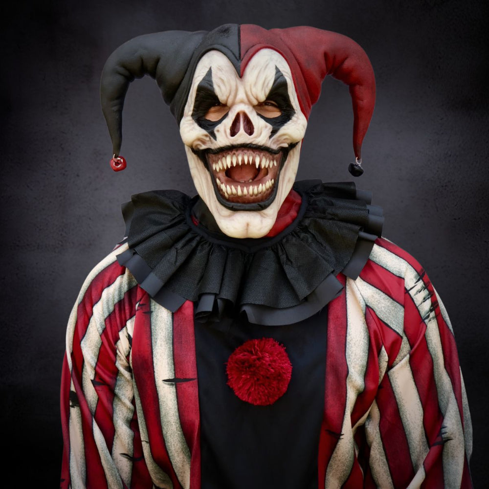 Halloween Clown Mask Dark Carnival Jester Full Head Horror Design
