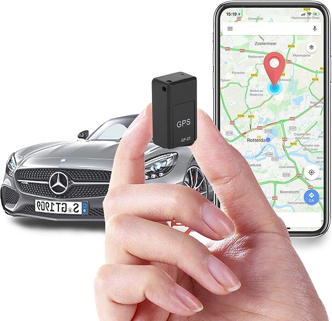 GPS-tracker Realtids køretøjsfinder Sort