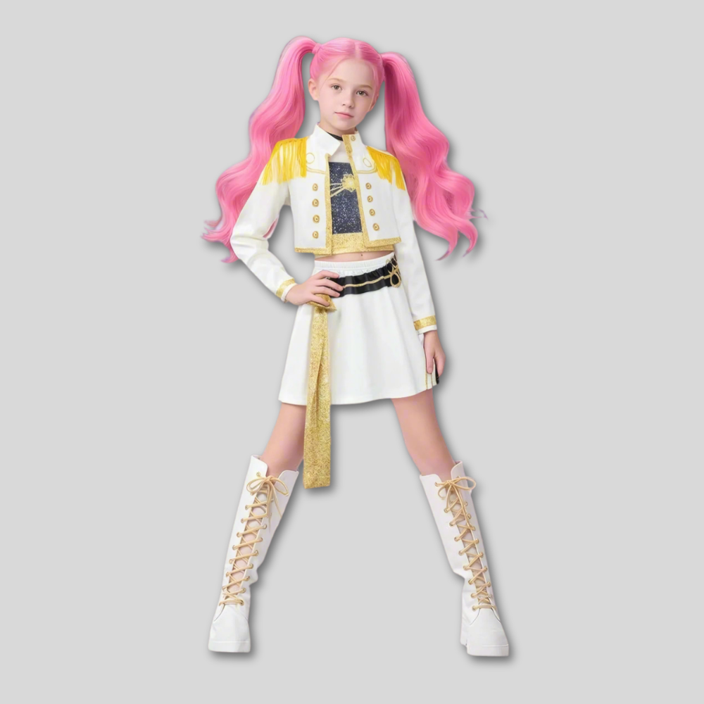 キッズ ハロウィン Kpop ハンター アイドル コスチューム セット