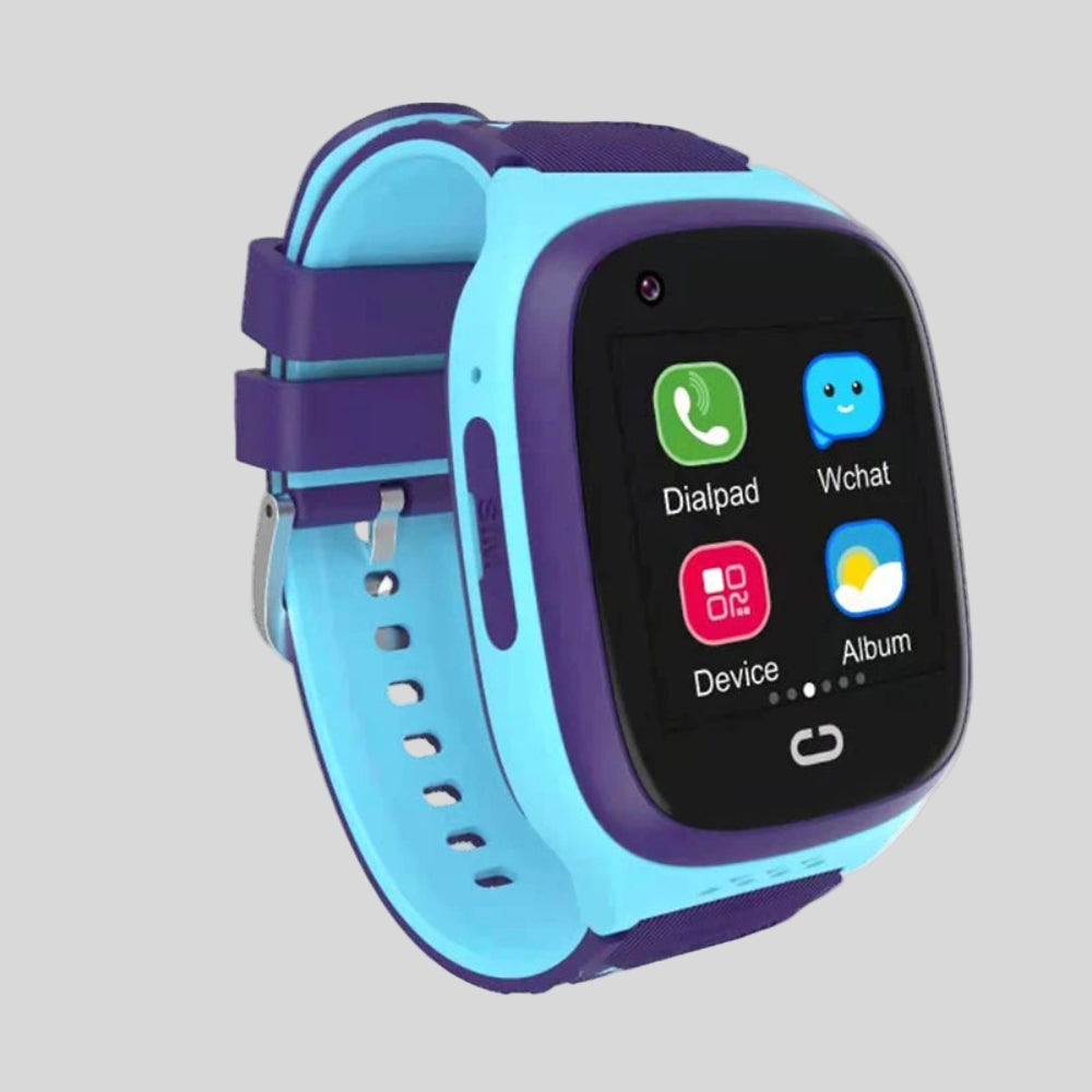 Orologio intelligente per bambini con localizzatore GPS, impermeabile, touchscreen, fotocamera