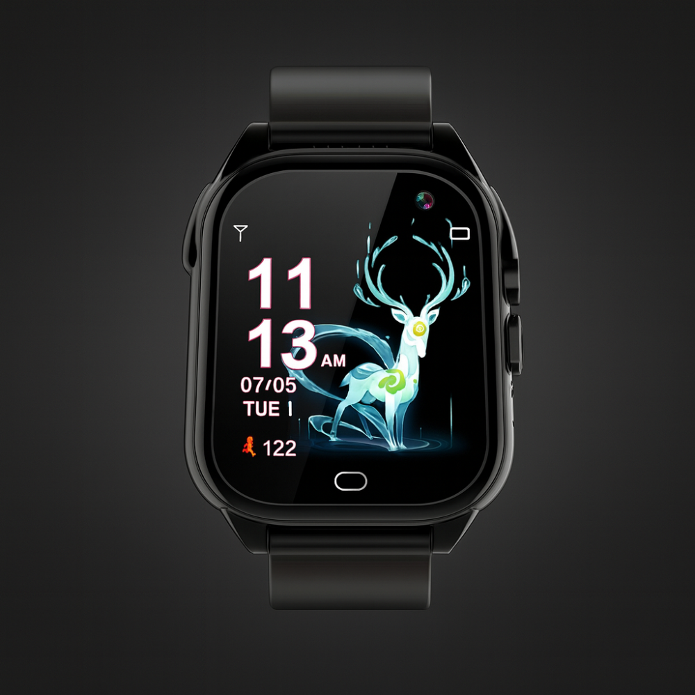 Reloj inteligente para niños con pantalla táctil, rastreador de actividad física, recargable por USB