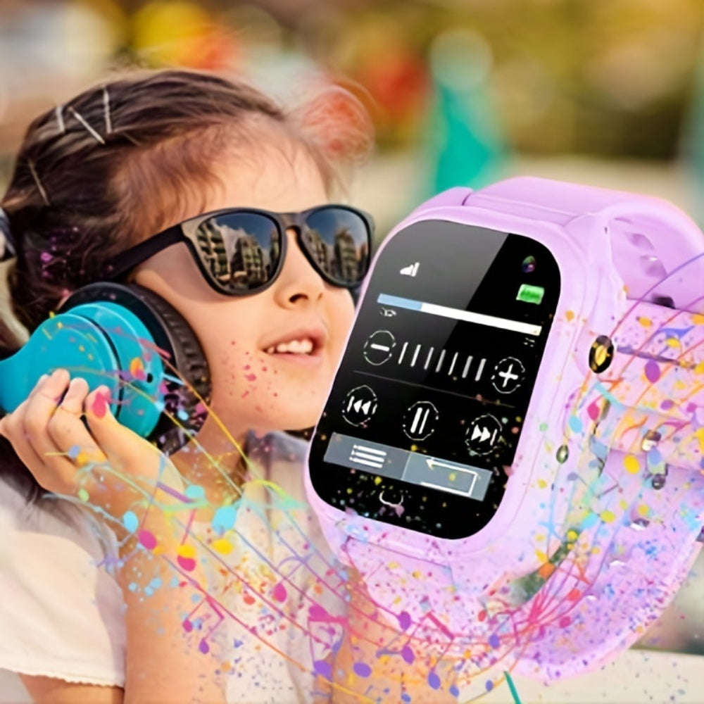 Reloj inteligente para niños con pantalla táctil, rastreador de actividad física, recargable por USB