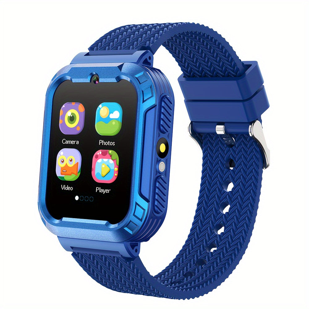 Orologio intelligente per bambini con touchscreen, ricaricabile via USB, tracker fitness educativo