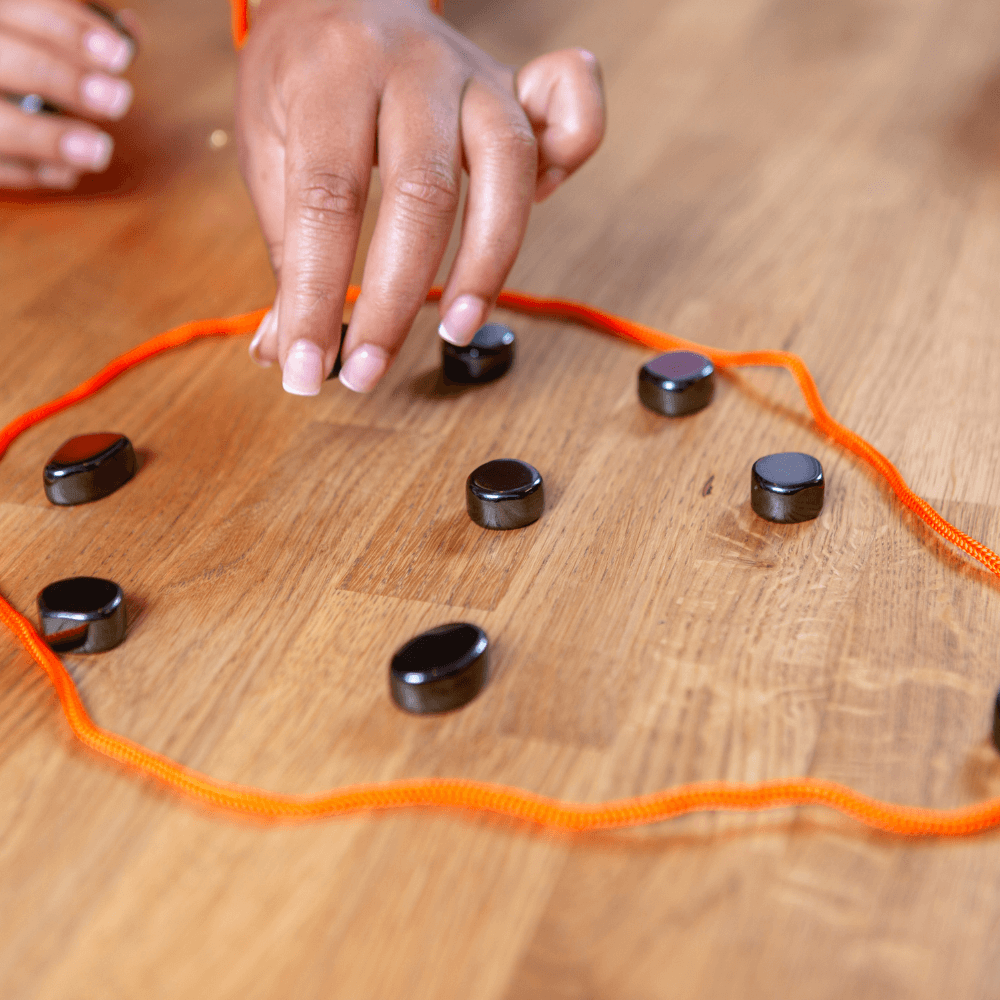 Magnetisk Spil Sæt Strategi Hjerne Puslespil Kit