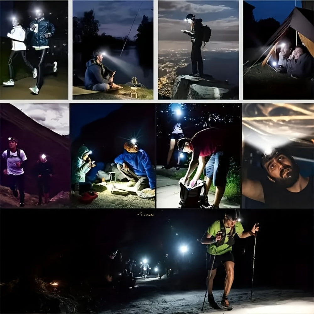 LED Rechargeable Hunting Gear Head Torch