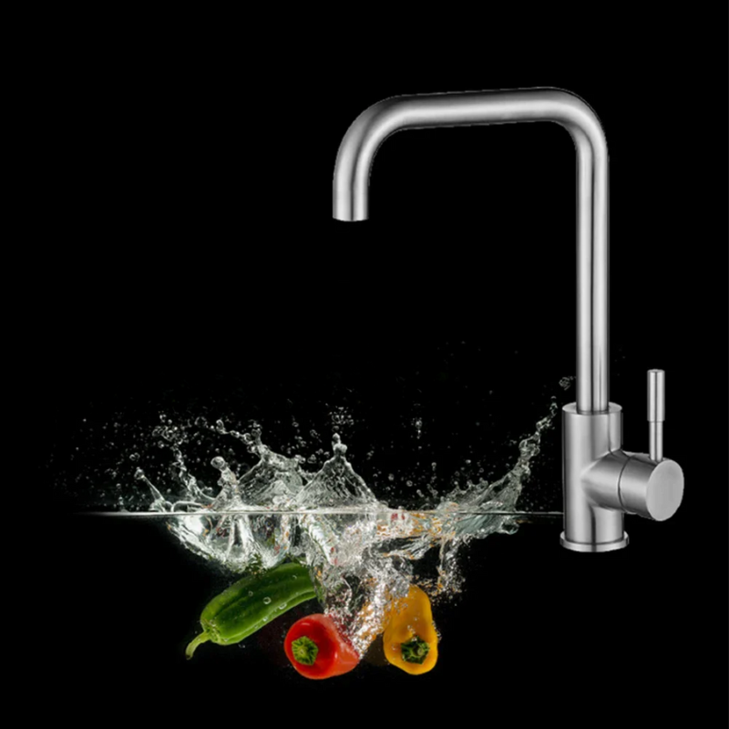 AquaGleam Stainless Steel Faucet – Premium Rust-Free Design with Swivel Spout, Durable & Easy to Clean for Modern Kitchens