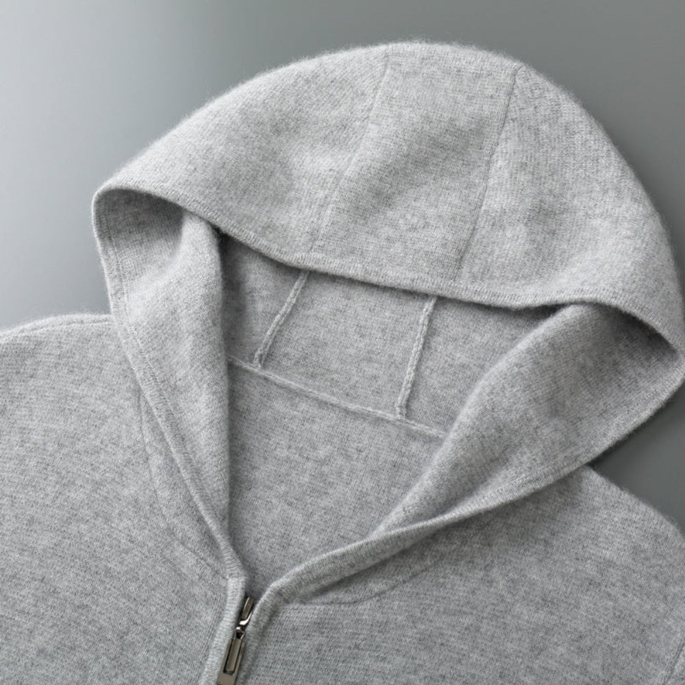 Men’s Cashmere Wool Hoodie Sweater | Soft Warm Knitwear