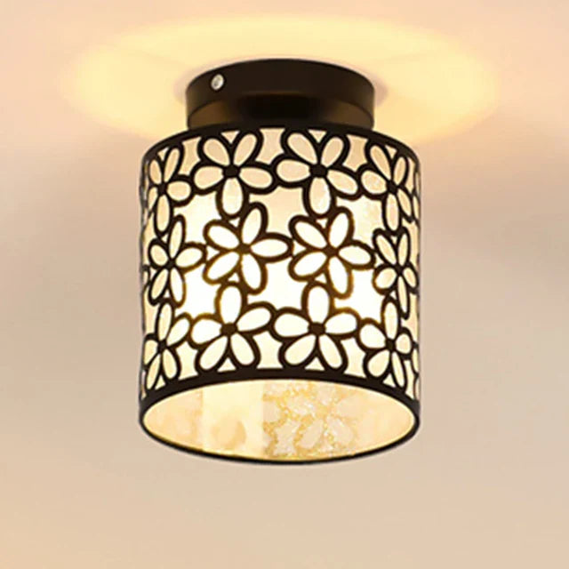 Blossom Glow Ceiling Lamp – Contemporary Floral Design Light Fixture for Living Room and Hallway