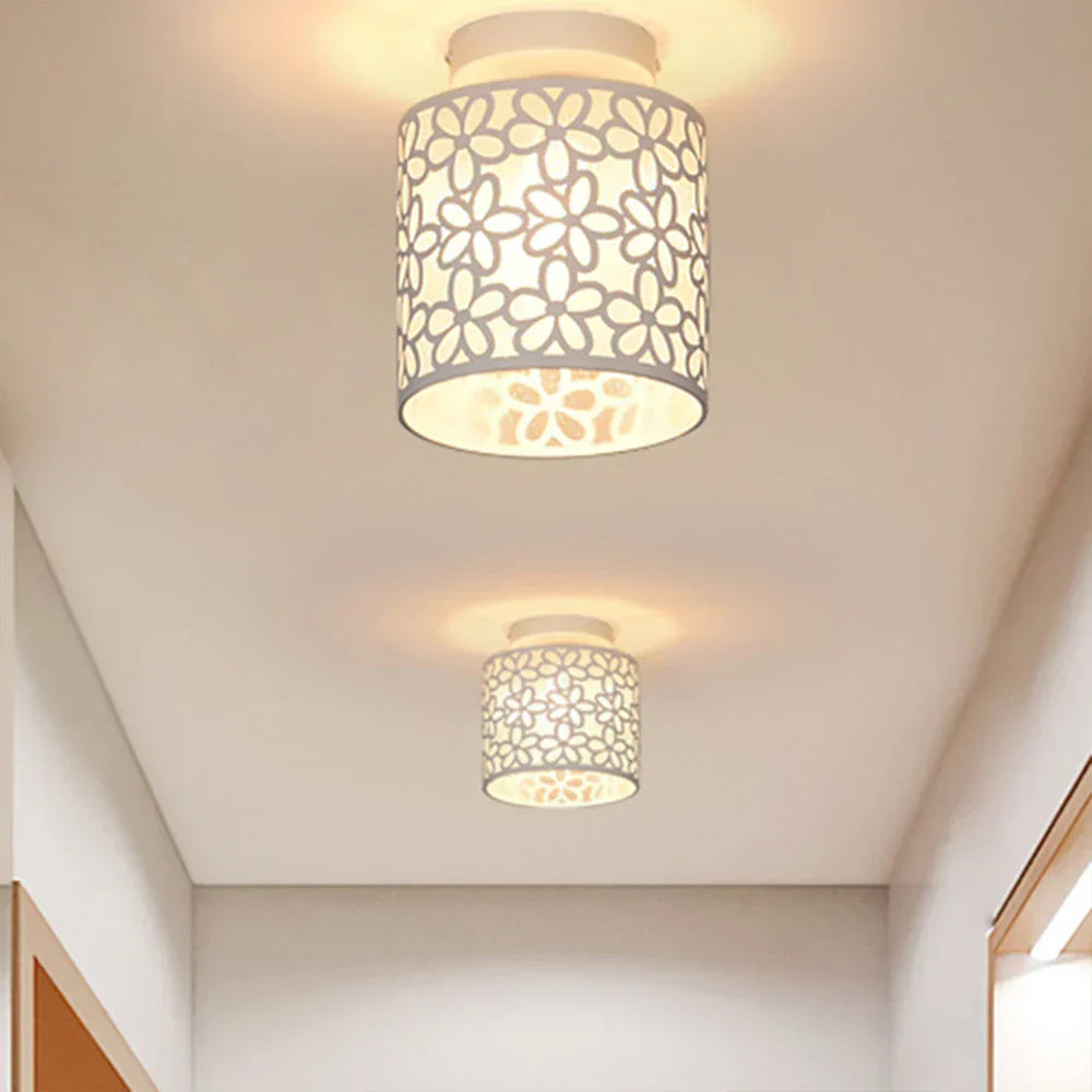 Blossom Glow Ceiling Lamp – Contemporary Floral Design Light Fixture for Living Room and Hallway