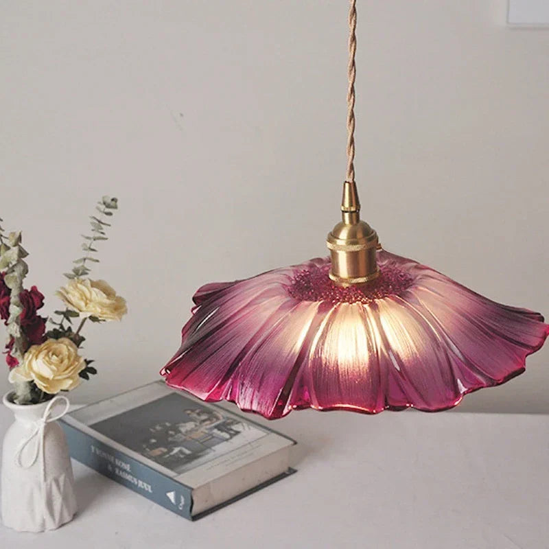 BloomAura - Elegant Flower Ceiling Lamp