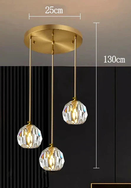 Luminous Aura Pendant - Elegant Glass Lighting Solution for Dining Room or Living Room Spaces