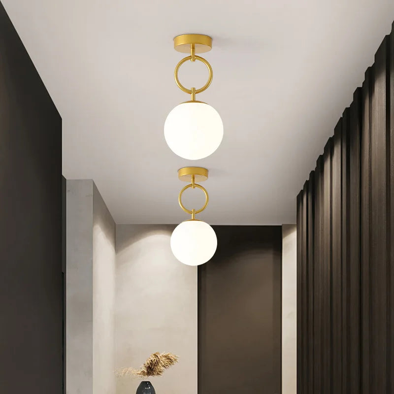 Luminous Aura - Elegant Minimalist Ceiling Light Chandelier in Nordic Style for Modern Spaces