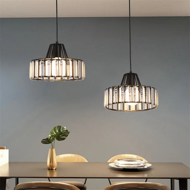 Luminous Aura Pendant Light – Chic Dimmable LED Chandelier for Living and Bedroom Elegance