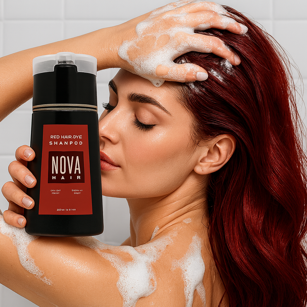 Shampooing colorant pour cheveux éclat naturel