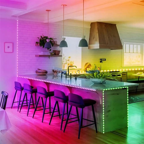 LED-strips lys farveskiftende stemningsbelysning