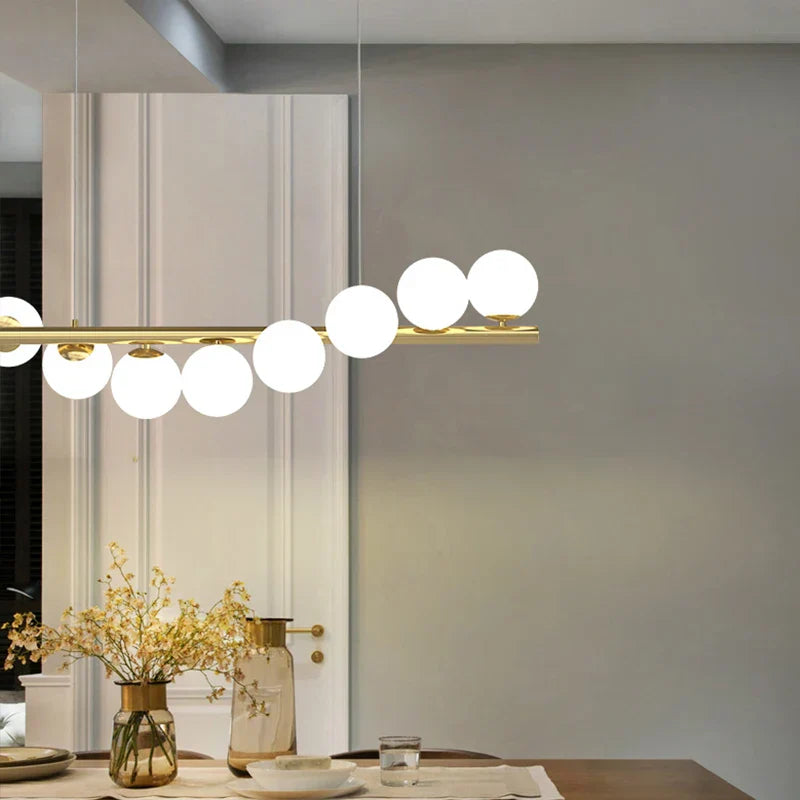 Luminara Glass Pendant – Stylish Contemporary Ceiling Lighting for Dining and Living Rooms