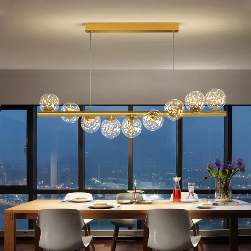 Luminara Glass Pendant – Stylish Contemporary Ceiling Lighting for Dining and Living Rooms