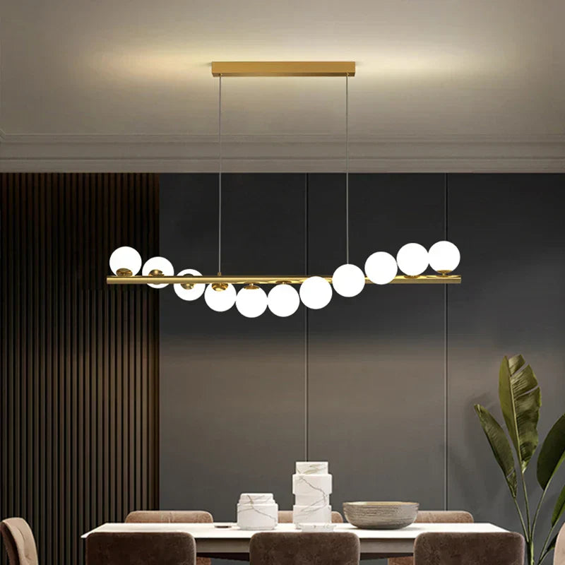 Luminara Glass Pendant – Stylish Contemporary Ceiling Lighting for Dining and Living Rooms