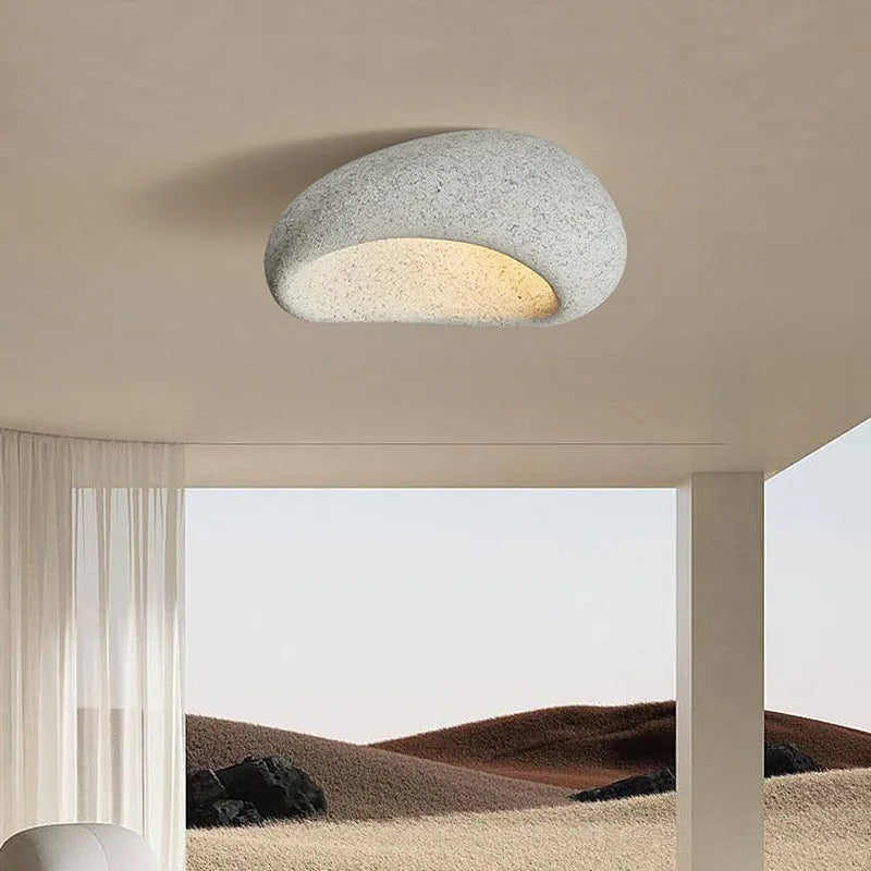 ZenGlow - Wabi Sabi Ceiling Light for a Serene Ambiance