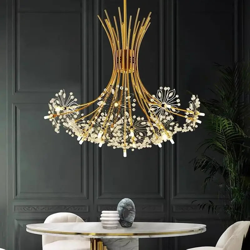 Luminous Aura – Contemporary LED Pendant Light for Dining and Living Rooms, Stylish Decorative Illumination