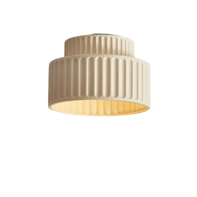 Luminous Aura Pendant – Modern Cream Ceiling Light for Stylish Living and Dining Spaces