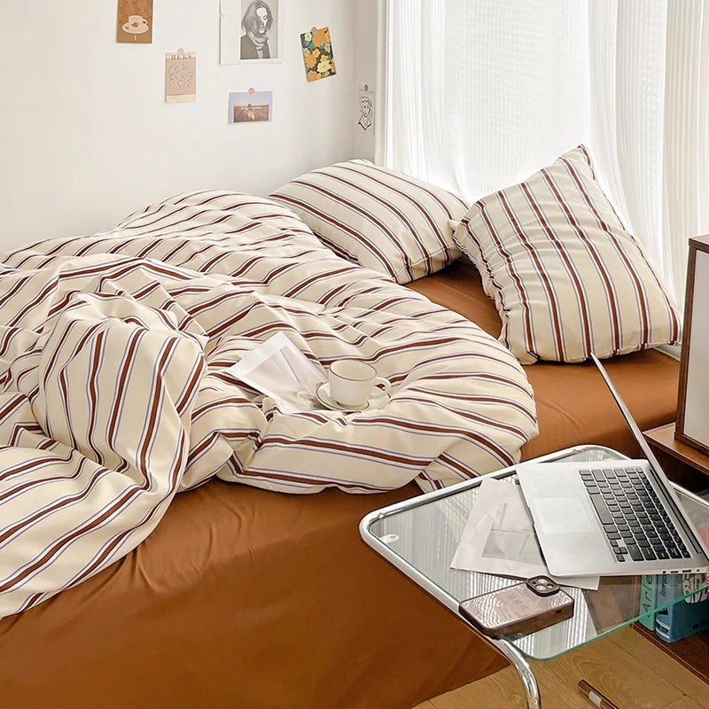 NordicaStripe - Striped bedspread bedding set