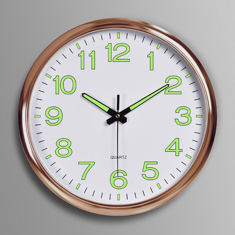 GlowTime - Silent Luminescent Wall Clock 30 cm