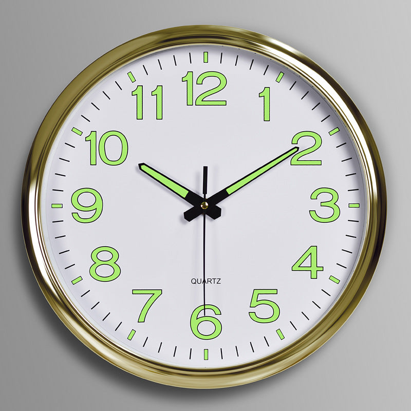 GlowTime - Silent Luminescent Wall Clock 30 cm