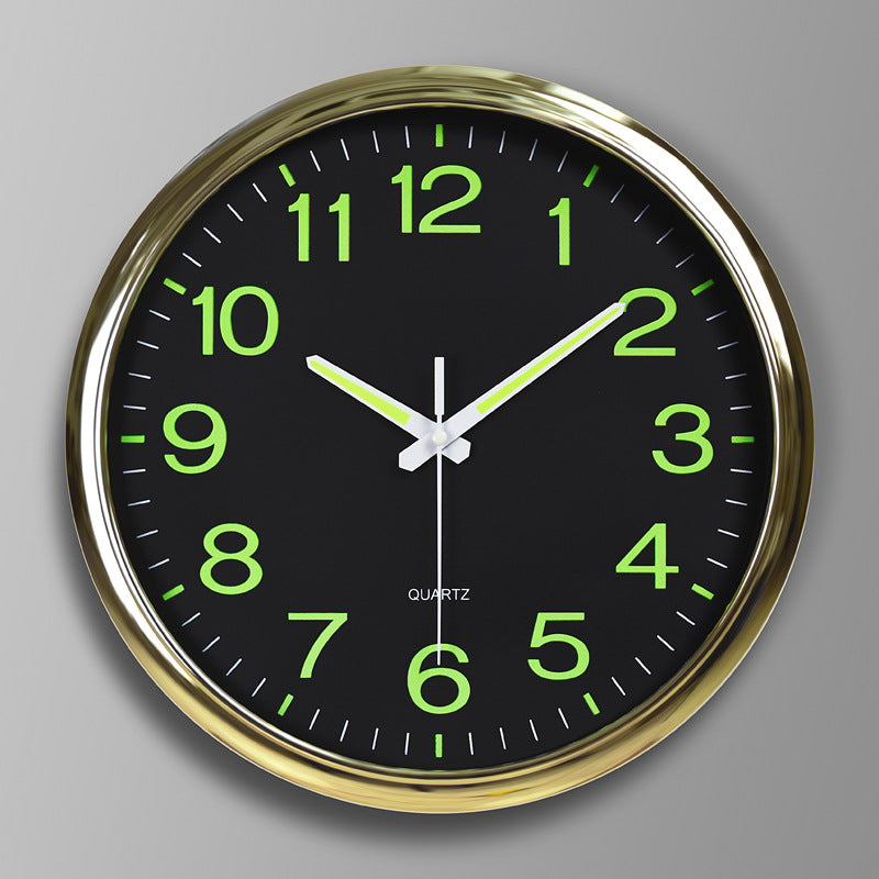 GlowTime - Silent Luminescent Wall Clock 30 cm