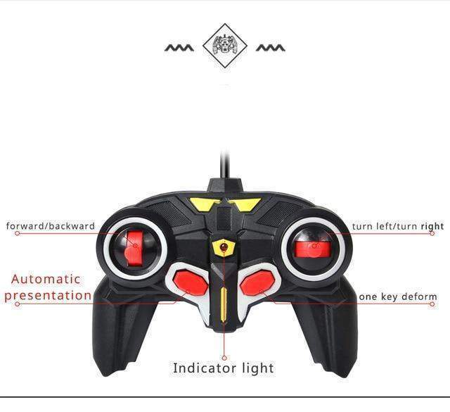 Remote Control Transforming Robot Car Toy