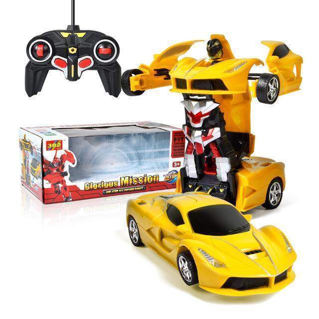 Remote Control Transforming Robot Car Toy