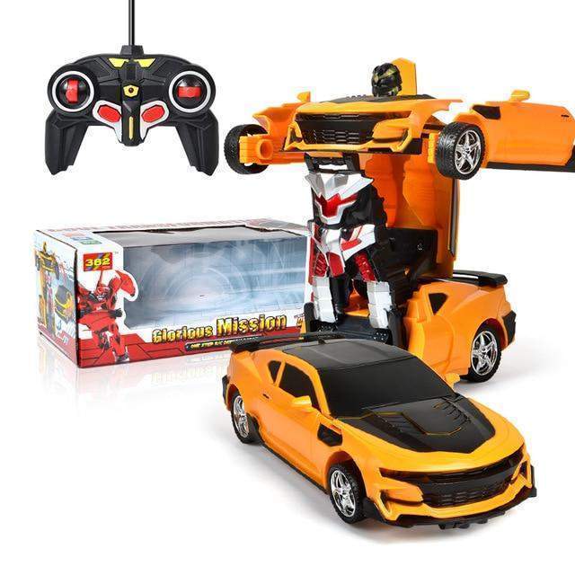 Remote Control Transforming Robot Car Toy