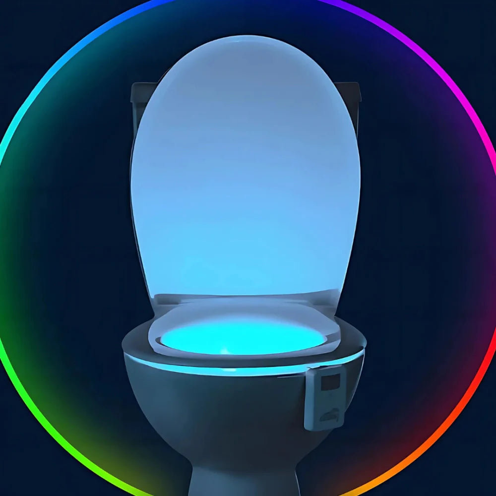 Toiletlys LED natgulvsensorlampe