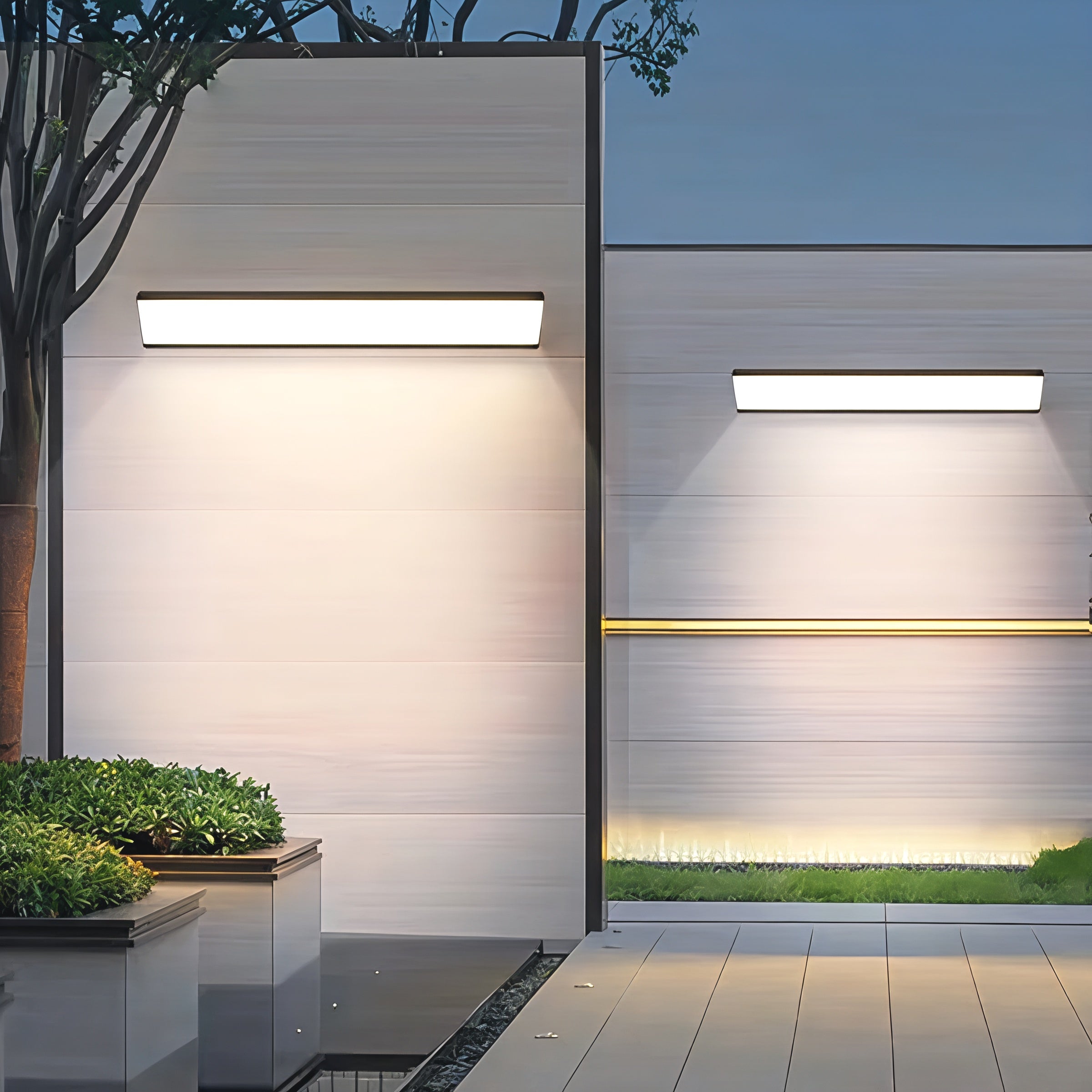 Udendørs LED Væglampe Aluminium Vandtæt