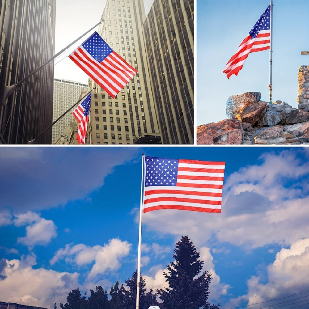 Outdoor amerikanische Flagge Schwerlast-Polyester Messingösen