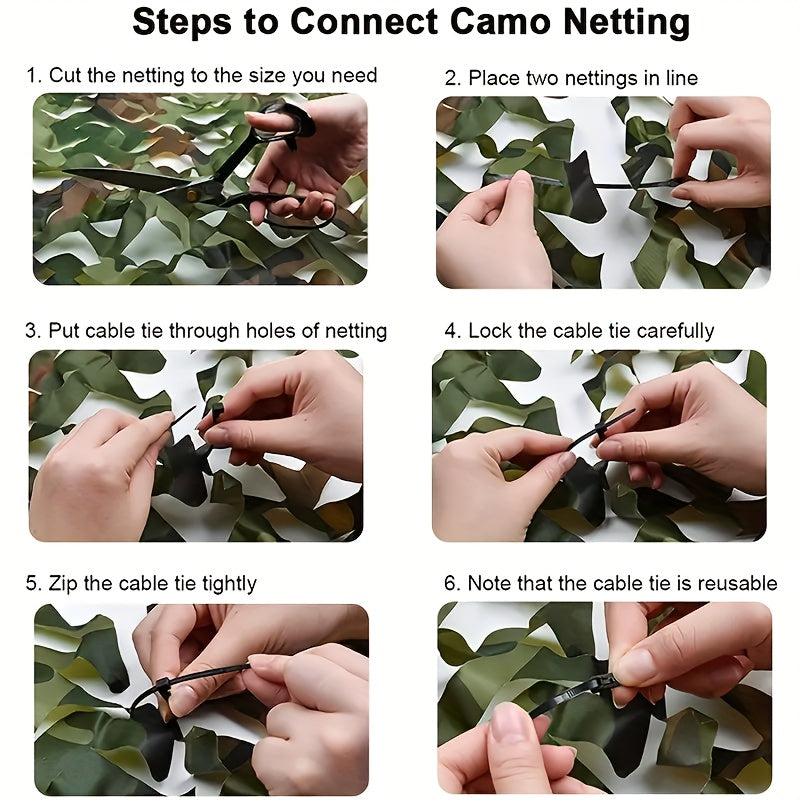 Camo Netting Hunting Gear Woodland Shade Cover